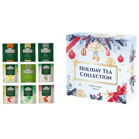 N077 Чайное Ассорти "Праздничная Новогодняя коллекция", пакетированный, карт.кор.79г